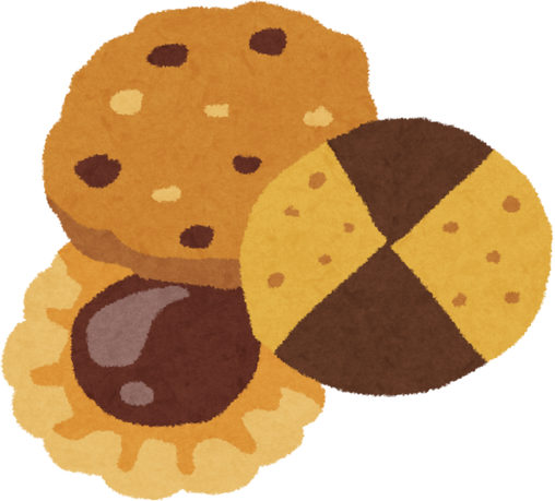 Illustration of Assorted Chocolate Chip Cookies